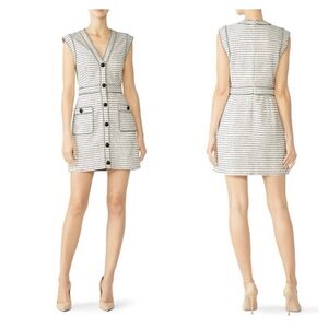 Veronica Beard Striped Mini Dress Size 6